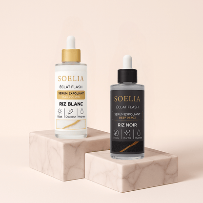 SOELIA™ - Éclat Flash | Le Sérum Coréen Exfoliant au Riz